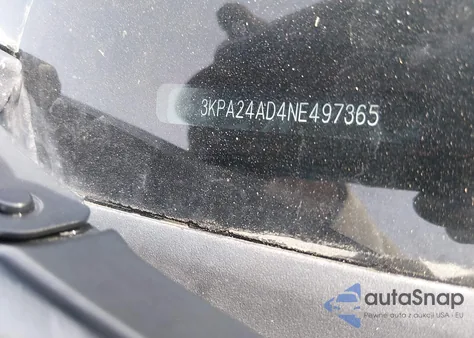 2022 Kia Rio S z USA, uszkodzony, nr VIN 3KPA24AD4NE497365